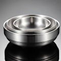 Miniatyrbilde 5 av 5: Kjøkken Rustfritt Stål Koreansk Krydderplate Kald Matrett Kimchi Plate Risskål Matlaging Krydderverktøy Tilbehør silver 12cm