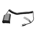 Miniatyrbillede 4 af 5: DMW-BLF19 Dummy Batteri DCC12 PD USB-C Kobler til GH3 GH4 GH5 GH5S