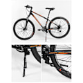 Miniatyrbillede 5 af 5: Støttefod til cykel Dobbelt cykelstøttefod  Alloy Prop Cykelstativ 24-29 tommer Justerbar cykelfodstøtte 1pcD-