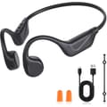 Benledningshörlurar - 1 enhet - Titan - Bluetooth 6.0 - Sport Cykling Löpning - Svart