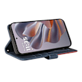 Miniatyrbillede 3 af 5: KT Læder Serie-1 Til Motorola Edge 50 Neo 5G Læderetui Farvesammensætning Telefon Cover Wallet Stativ Multicolor Style B