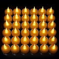 Miniatyrbild 1 av 5: LED-ljus [24-pack] Håller 2x längre, Realistiska värmeljus, LED-värmeljus, Fladdrande starka värmeljus