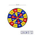 Miniatyrbilde 4 av 4: Dartskive med borrelås - Dart / Dartskive Multicolour