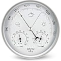Miniatyrbild 1 av 4: Analog Barometer Väderstation med Termometer Hygrometer Atmosfäriskt Tryck Mätningar Enkelhet och Lättlästhet