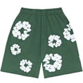 Pikkukuva 3 / 4: Miesten Denim Tears kesäinen lyhythihainen vaatesetti sininen Green XXL