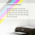Pikkukuva 2 / 4: 2 Sarjaa 5 Mustepatruunaa korvaamaan Epson T2636 (26XL-sarja) Yhteensopiva/ei-OEM Go Inksiltä (10 Mustetta)
