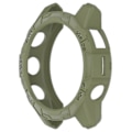 Miniatyrbillede 3 af 3: TPU Urkasse til Garmin Epix Pro 51mm/(gen 2) 51mm /fenix 7x Pro / 7x , Anti-ridse Hul Cover g20241443129 Jungle Green