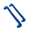 Miniatyrbilde 1 av 6: 2 stk. Ishockeybeskyttere, Ishockeybeskyttere for skøyteblad Figur Plastbeskytter Justerbar - xinhan Blue