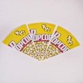 Miniatyrbillede 2 af 3: 100 stk. popcorn papirposer med tilspidsede ender, kegleformede slikposer til popcorn slik