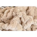 Pikkukuva 5 / 5: Fleece-torkkupeitto kotiin sohvalle tai sänkyyn, pehmeä ja pörröinen flanellipeitto khaki 150*200cm