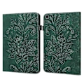 Miniatyrbild 1 av 5: För Lenovo Tab M10 (Gen 3) TB-328FU/TB-328XU Präglat Tablet Ställ Plånboksfodral PU Läder Omslag Green, Green Style D Lenovo Tab M10 (Gen 3)