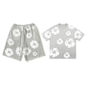 Pikkukuva 1 / 4: Miesten Denim Tears kesäinen lyhythihainen vaatesetti sininen Grey M