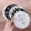 Miniatyrbilde 4 av 5: 2 Astrologi-tallerkener for spådomskjede