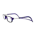 Miniatyrbilde 1 av 5: 1.0~ 4.0 Hengende Magnetiske Lesebriller Front Snap Click Connect Nakke-Yvan Purple 4.0 strength