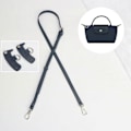 Miniatyrbillede 4 af 5: Udskiftelig crossbody taskerem skulderrem PU læder taskerem håndtaskerem justerbar udskiftelig taskerem cognac farve cognac color