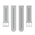 Miniatyrbilde 2 av 5: Fargerik hull silikonrem for Suunto 9 Peak Grey Black