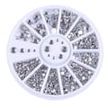 Miniatyrbillede 1 af 4: Rhinestones i 4 Størrelser - Sølv Klar Sølv