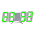 Miniatyrbilde 2 av 5: LED Digital Display Veggklokke Lysende Nattmodus Justerbar Elektronisk Bordklokke Veggklokke Dekor Stue LED Klokke [dB} Grønn Green