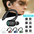 Pikkukuva 1 / 3: Langattomat nappikuulokkeet juoksuun, Bluetooth 5.1 -kuulokkeet langattomat nappikuulokkeet stereokuulokkeet korvakoukulla, uusi yhden korvan malli red