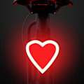 Miniatyrbillede 2 af 3: LED Cykellygte, Lygte, Til Cykel, MTB, Cykling - Bone Heart