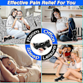 Miniatyrbillede 5 af 5: Plantar Fasciitis Natteskinne, Justerbare Plantar Fasciitis Relief Natteskinner Til Plantar Fasciitis, Fod Drop GuanGuan Red