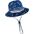 Miniatyrbild 1 av 4: Baby Solhatt Småbarn Solskyddshatt för Baby Pojkar Flickor Barn Sommar Bucket Hatt UPF 50+ Vikbar Strandhatt Navy Blue