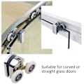 Miniatyrbilde 4 av 5: Er Door R, 4 Doble Er Door Rs Skyvedørs Rs Er Kabinett Erstatningshjul For 14mm Glasshull