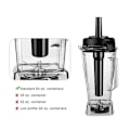 Miniatyrbild 5 av 5: Blender Tamper Accelerator Plaststav Kolv för 760/5000/5200 Blenders för Standard 64Oz Behållare
