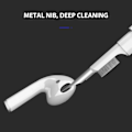 Miniatyrbilde 6 av 7: Multifunksjonelt rengjøringssett for AirPods-hodetelefoner, telefoner - Hvit 2 Pcs
