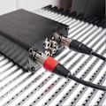 Pikkukuva 5 / 5: Kaksois-XLR - 1/8 naarasadapteri, balansoitu Mini Jack (3,5 mm) naaras mikrofonikaapeli, kaiutinmikserille
