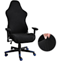 Miniatyrbild 1 av 4: Gamingstolskydd Svart Stretch Kontorsstolskydd för Datorspel Racing (Svart)