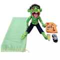 Miniatyrbild 1 av 4: Handdocka Pojk Joseph Cody feebee Plysch Leksak Docka Avtagbar Present Zombie Jeffy 55cm