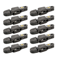 Miniatyrbilde 1 av 4: 10x Offshore Fiske Planer Board/Release Clips Trolling Line Clamp Justerbar fL fq Black
