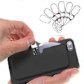 Miniatyrbilde 1 av 4: Leselbriller uten stenger med klypenese for både menn og kvinner, bærbar, klistretelefon for å sende ultratynt brilleetui Black 200