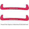 Miniatyrbilde 6 av 6: 2 stk. Ishockeybeskyttere, Ishockeybeskyttere for skøyteblad Figur Plastbeskytter Justerbar - xinhan Green