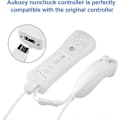 Miniatyrbillede 3 af 5: 2-pak Nunchuck Controllere til Wii - Kompatible med Nintendo Wii og Wii U - Responsive Joystick Spilcontrollere