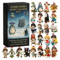 Studio Ghibli Julekalender 3D Overraskelsesboks til Fans Børn Jule-nedtællingsgavesæt 24 Dage