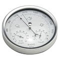 Miniatyrbild 2 av 4: Analog Barometer Väderstation med Termometer Hygrometer Atmosfäriskt Tryck Mätningar Enkelhet och Lättlästhet