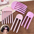 Miniatyrbilde 4 av 5: Pannelugger for kvinner, enkle å bruke, DIY hårrullere for styling, klipping, seksjonering av salonghår Pink Combined