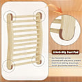 Miniatyrbild 5 av 5: 2-pack Bastu Ryggstöd Bastutillbehör, Bastu Ryggstöd, Trä Bastu Ryggstöd Halkfria och Ergonomiska S-Formade