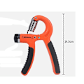 Miniatyrbillede 5 af 5: Håndgrebstræner justerbar håndgrebstræner underarm håndledstræner gribeenhed Orange