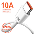 Miniatyrbillede 2 af 7: USB Type C Kabel 10A Hurtig Opladning Ledning Mobiltelefon USB Linje til iPhone 15 Xiaomi Redmi Samsung Poco f5 USB C Datakabel Ledning 10A til Type C