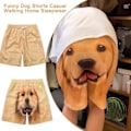 Miniatyrbilde 2 av 10: Fem Shorts for Menn Golden Retriever Trykk Casual Beach Shorts ShortsL L