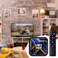 Miniatyrbild 5 av 5: Home HK1 RBOX K8S Android 13 TV-BOX RK3528 64GB 32GB 16GB 2.4G 5G WIFI BT 4.0 Videoavkodning Mediaspelare Set Top Mottagare Box 4g64g UK plug
