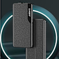 Miniatyrbilde 2 av 5: For Samsung Galaxy S24 Magnetisk Flip-deksel, Ultratynt PU-lærdeksel med Klar Visningssidevindu Støtte Shockproof Beskyttelsesdeksel red S24