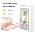 Miniatyrbild 3 av 5: 4-pack Skåplampa, Batteridriven Trycklampa, Superstark Strömbrytare Lampa, Väggmonterad Under Skåp