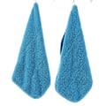 Miniatyrbillede 1 af 5: (25 x 30 cm) Hængende Håndklæde Koralsfarvet Mikrofiber Fleece Light blue