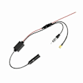Miniatyrbillede 3 af 4: universal dab fm am bilantenne splitter adapter kabel digital radio forstærker