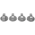 Miniatyrbilde 1 av 5: 4 stk. knotter komfyr gasskomfyr knotter metall gasskomfyr knotter gasskomfyr kontroll metall komfyr knotter for