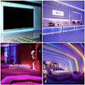 Miniatyrbilde 2 av 4: 5m LED-stripe lys med RGB / Lysløkke / LED-liste Multi ol